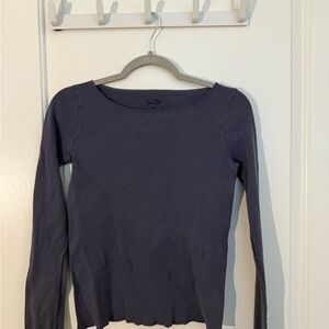 Brandy Melville Blue Long Sleeve Top